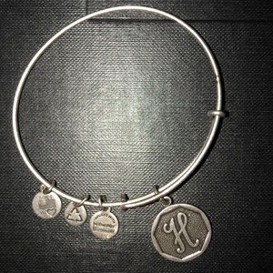 Alex And Ani “H” bracelet